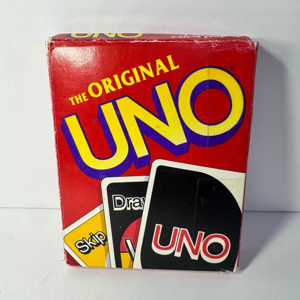 Vintage 1992 The Original UNO Card Game Mattel 108 Cards Complete Set Retro 90s